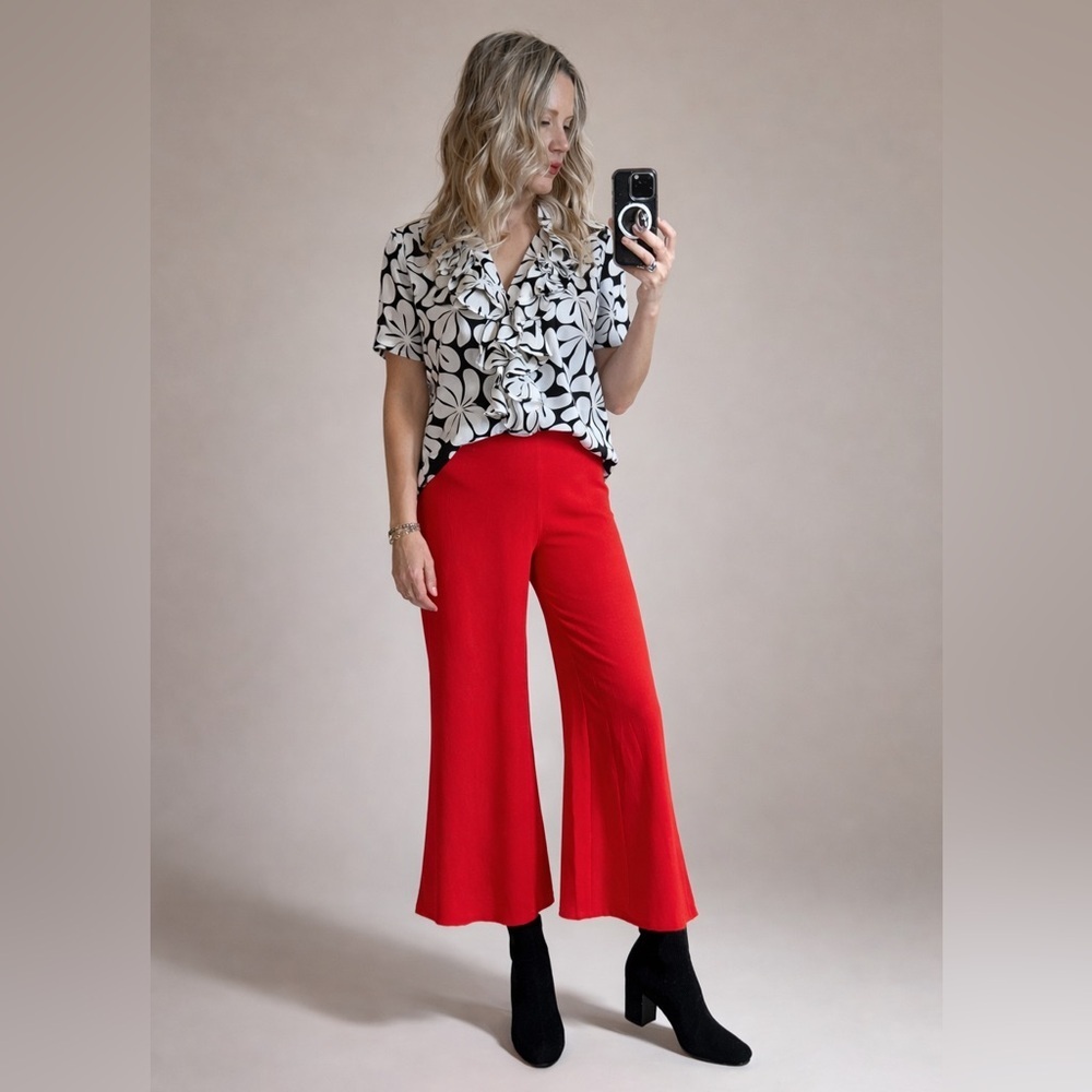 St. John collection silk blouse